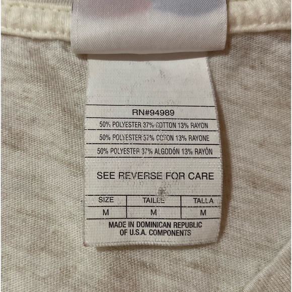 Chicago cubs women’s medium baseball graphic Cream/pink T-shirt - Picture 9 of 9